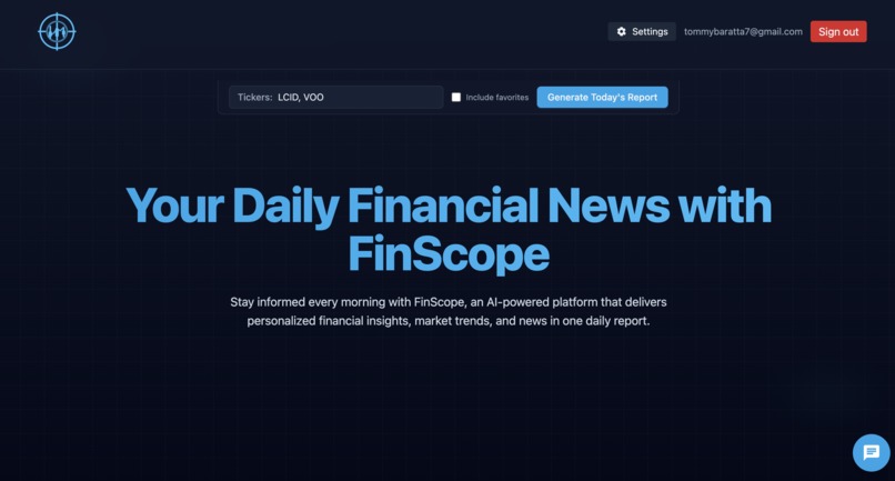 FinScope – screenshot 1