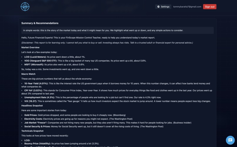 FinScope – screenshot 3