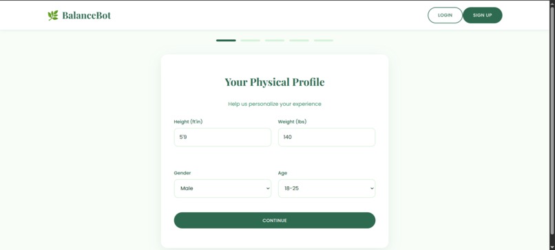 BalanceBot: Your Nutrition Partner – screenshot 3