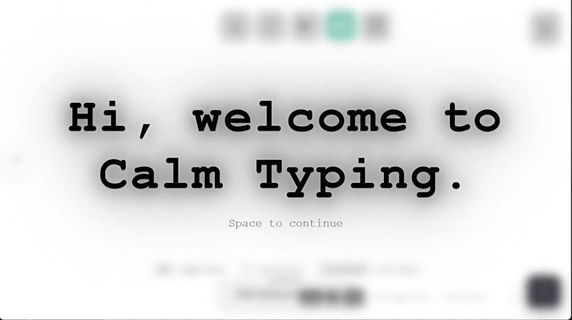 CalmType – screenshot 1