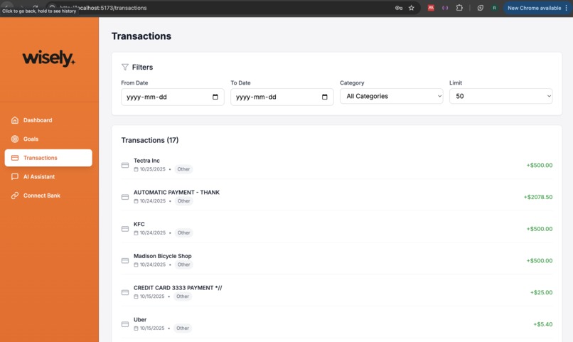 Wisely – screenshot 4