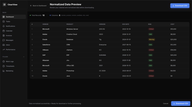 ClearView – screenshot 1
