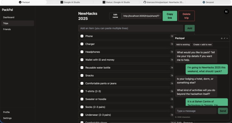 PackPal – screenshot 6