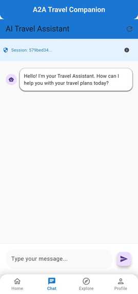 A2A Protocol for intlligent travel and hotel booking – screenshot 2