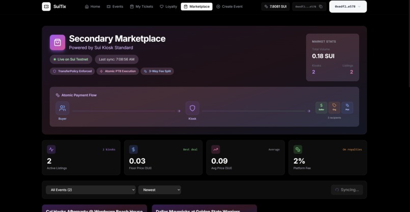 SuiTix – screenshot 6