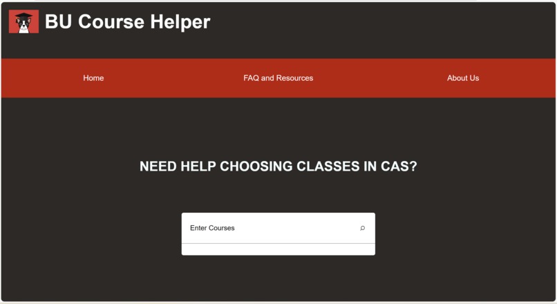 BU Course Helper – screenshot 1