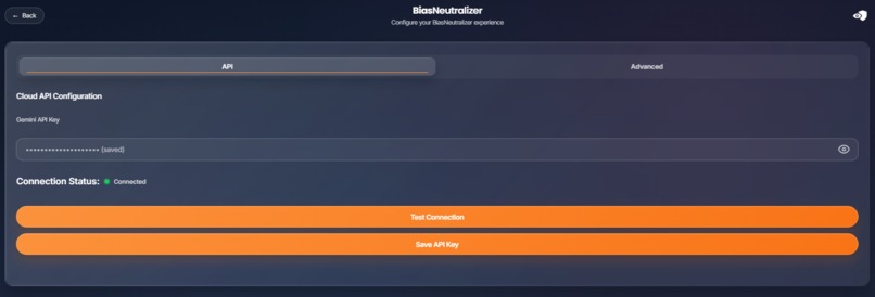 BiasNeutralizer – screenshot 2
