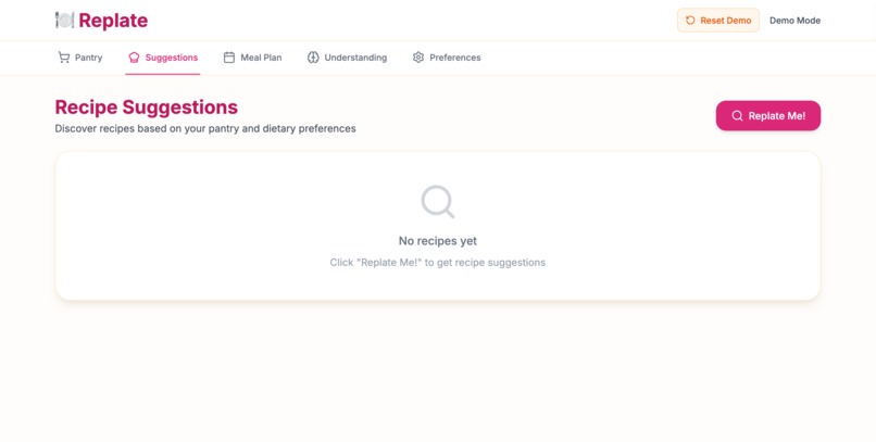 Replate – screenshot 1