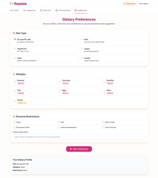 Replate – screenshot 4