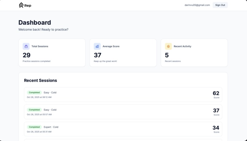 Rep – screenshot 2