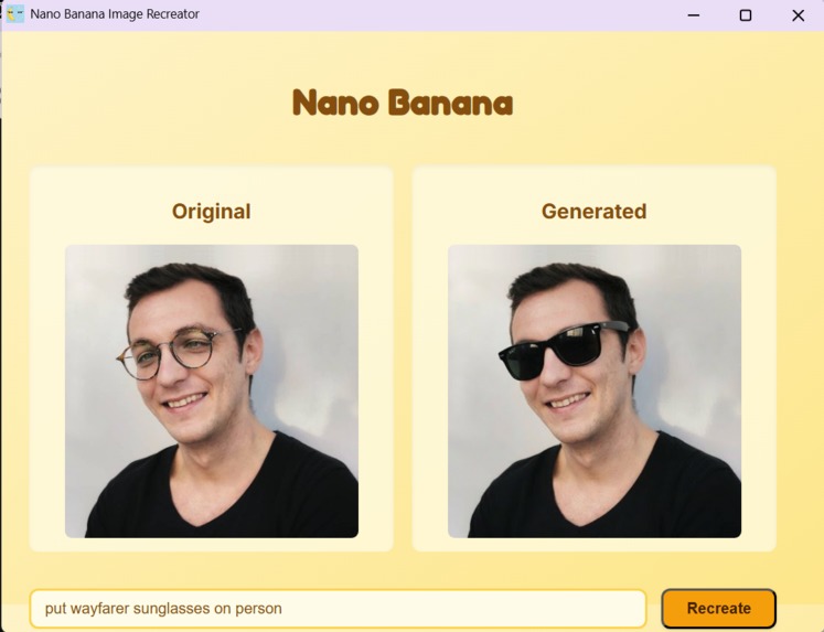 Nano Banana - AI Image Recreator Chrome Extension – screenshot 2