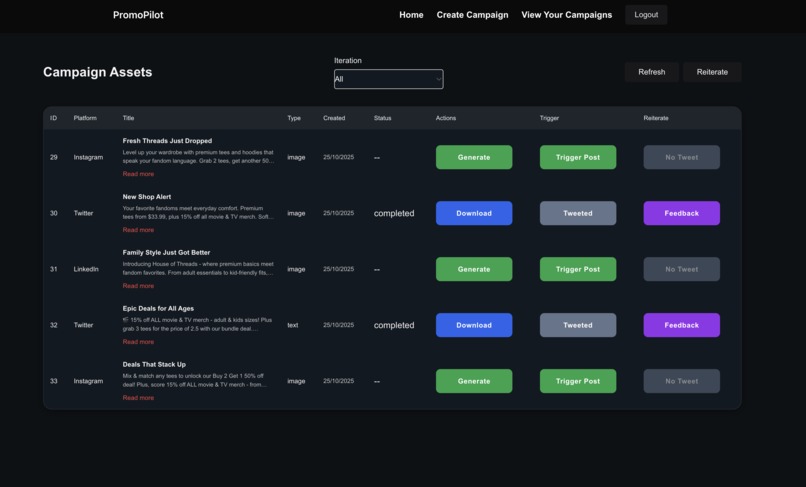 PromoPilot – screenshot 4