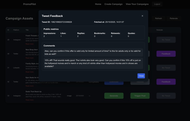 PromoPilot – screenshot 6