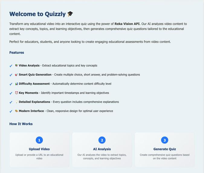 Quizzly - AI-Powered Educational Quiz Generator – screenshot 6