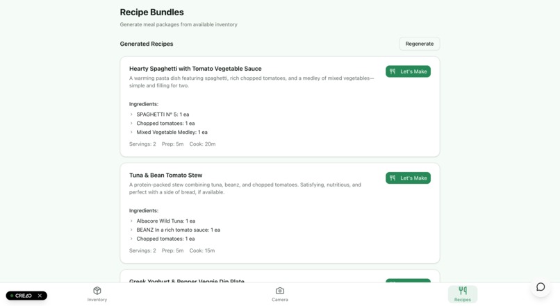 AI-Powered Food Bank Management System – screenshot 2
