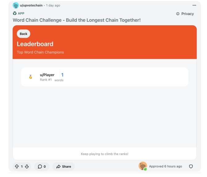 Word Chain – screenshot 1