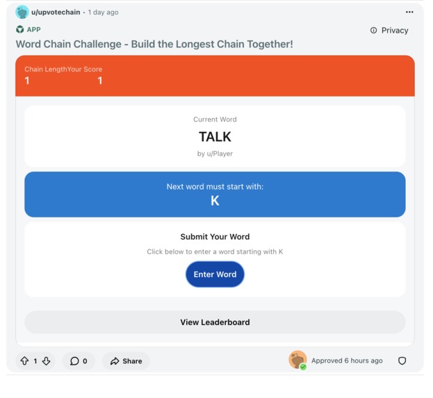 Word Chain – screenshot 2