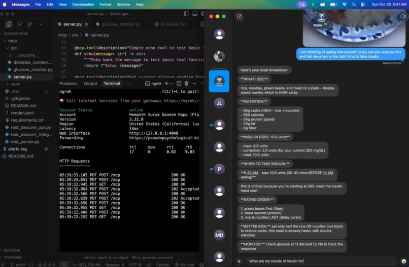 Sweet by Metabolic Company of CalHacks – screenshot 2