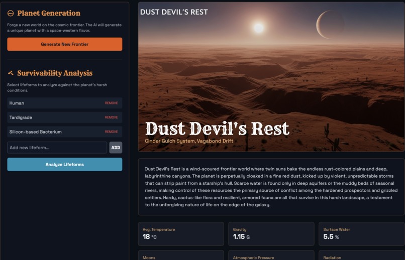 Cosmic Frontier Planet Survey – screenshot 3
