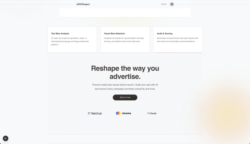 AdWhisper – screenshot 1