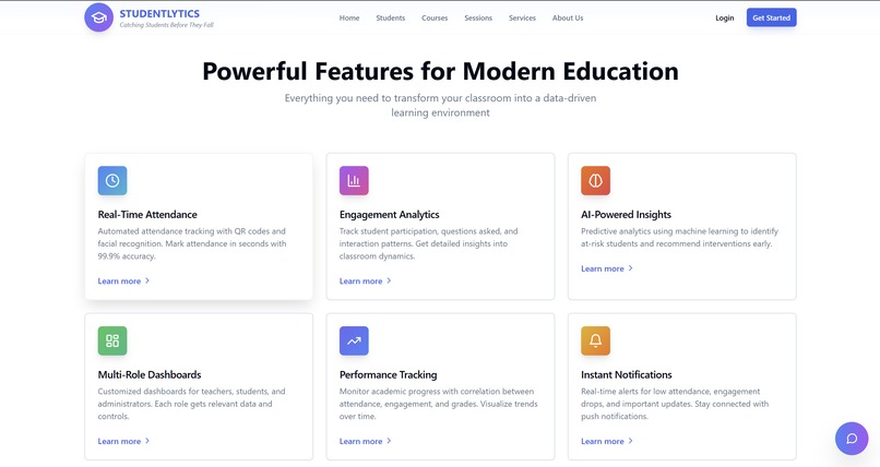 Studentlytics – screenshot 2