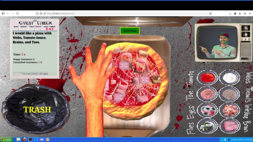Momma Mortis' Pizza Parlor – screenshot 2