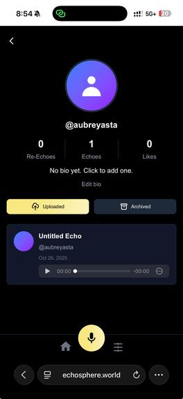 Echosphere: Next Generation Social Media – screenshot 5