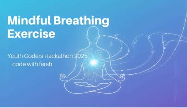 Mindful Breathing Exercise – Stress Relief App (Python) – screenshot 1