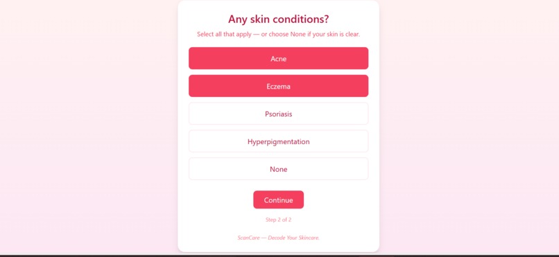 ScanCare  – screenshot 2