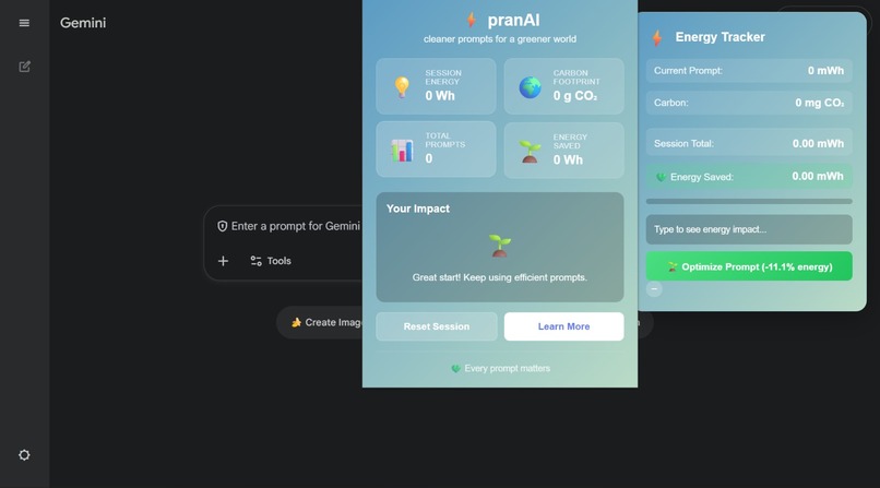 pranAI – screenshot 1