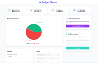 AI Budget Planner