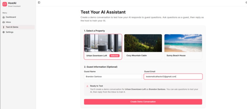 HostAI – screenshot 4