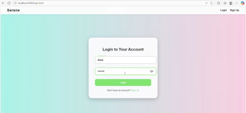 Serene – screenshot 2