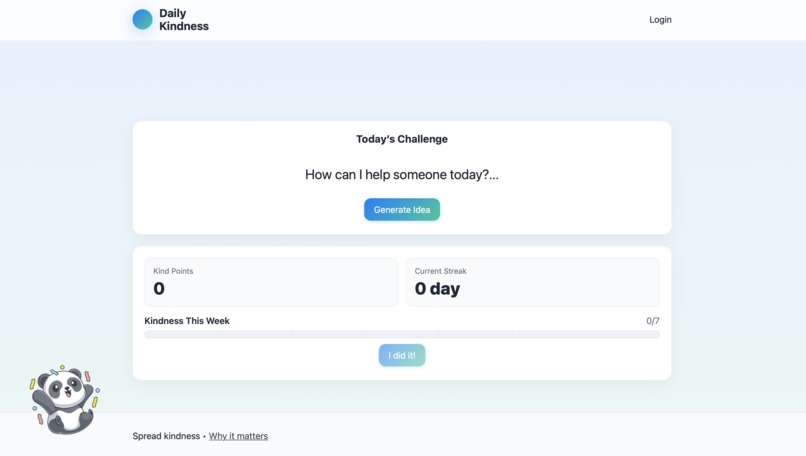 Daily Kindness – screenshot 1