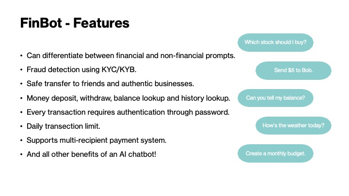 FinBot – screenshot 2