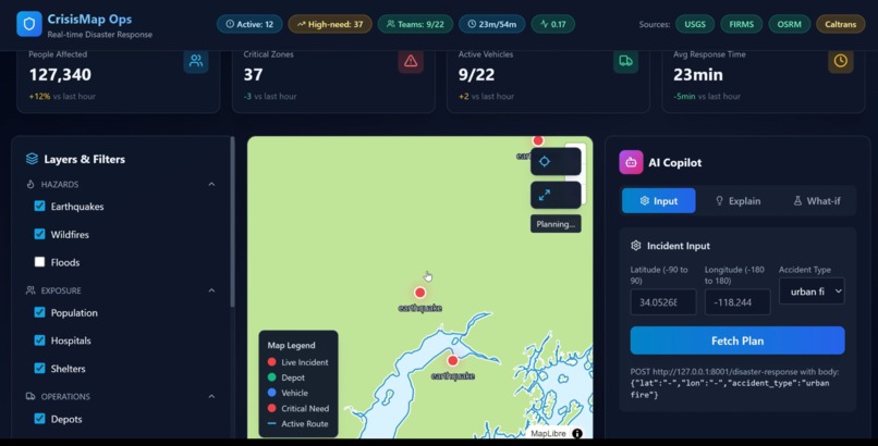 Crisismap – screenshot 1