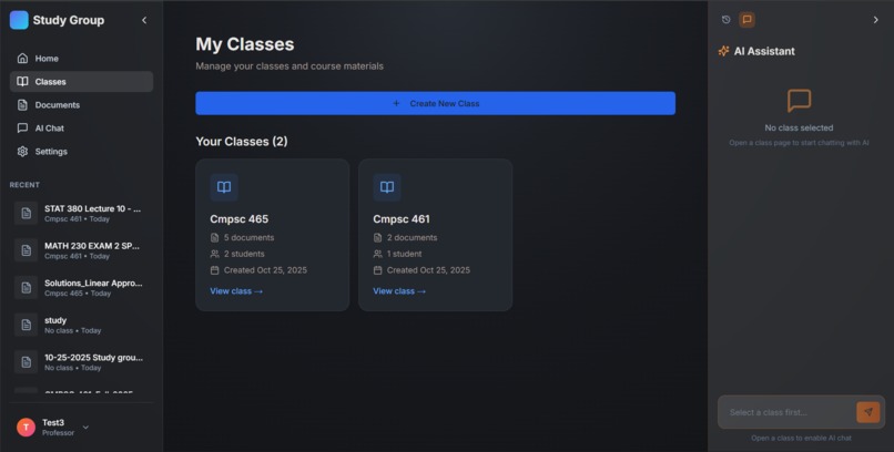 Study group  – screenshot 2