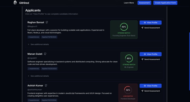 Githired – screenshot 4