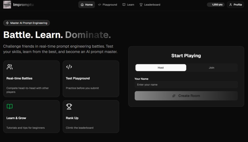 Impromptu – screenshot 1