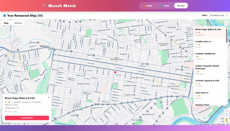 Munch Match - Stateful-AI-Based Tinder for Restaurants – screenshot 4