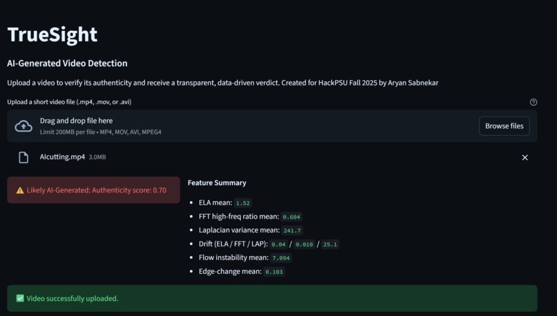 TrueSight – screenshot 3