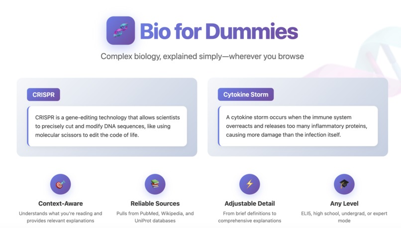 Bio for Dummies – screenshot 1