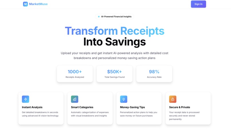 MarketMuse – screenshot 1