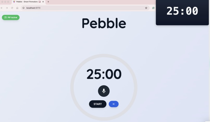 Pebble – screenshot 1