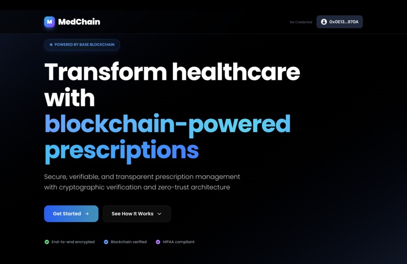 MedChain – screenshot 2