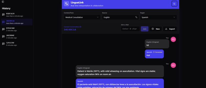 Lingualink – screenshot 1