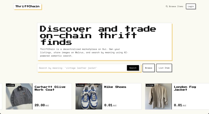 ThriftChain – screenshot 1