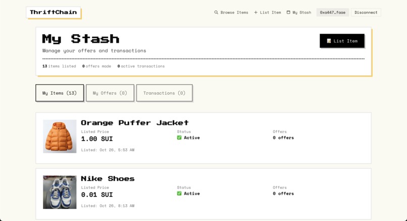 ThriftChain – screenshot 4