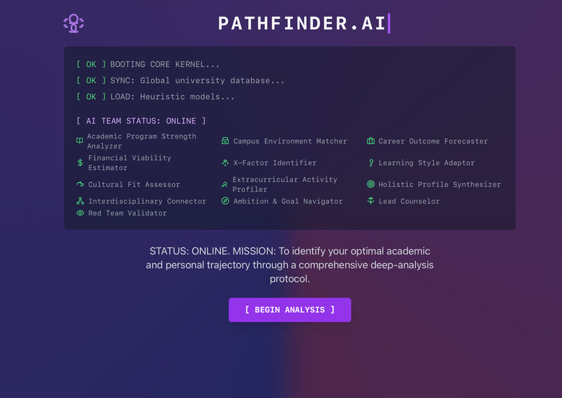PATHFINDER.AI – screenshot 1