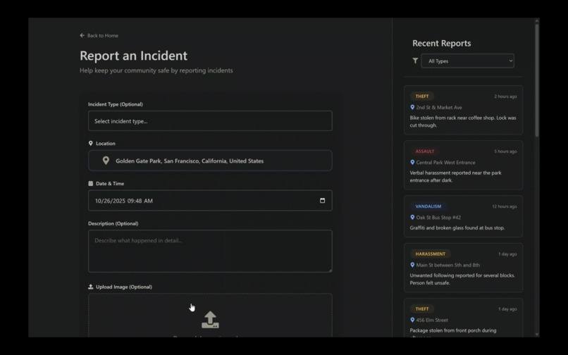 SafeRoute – screenshot 3